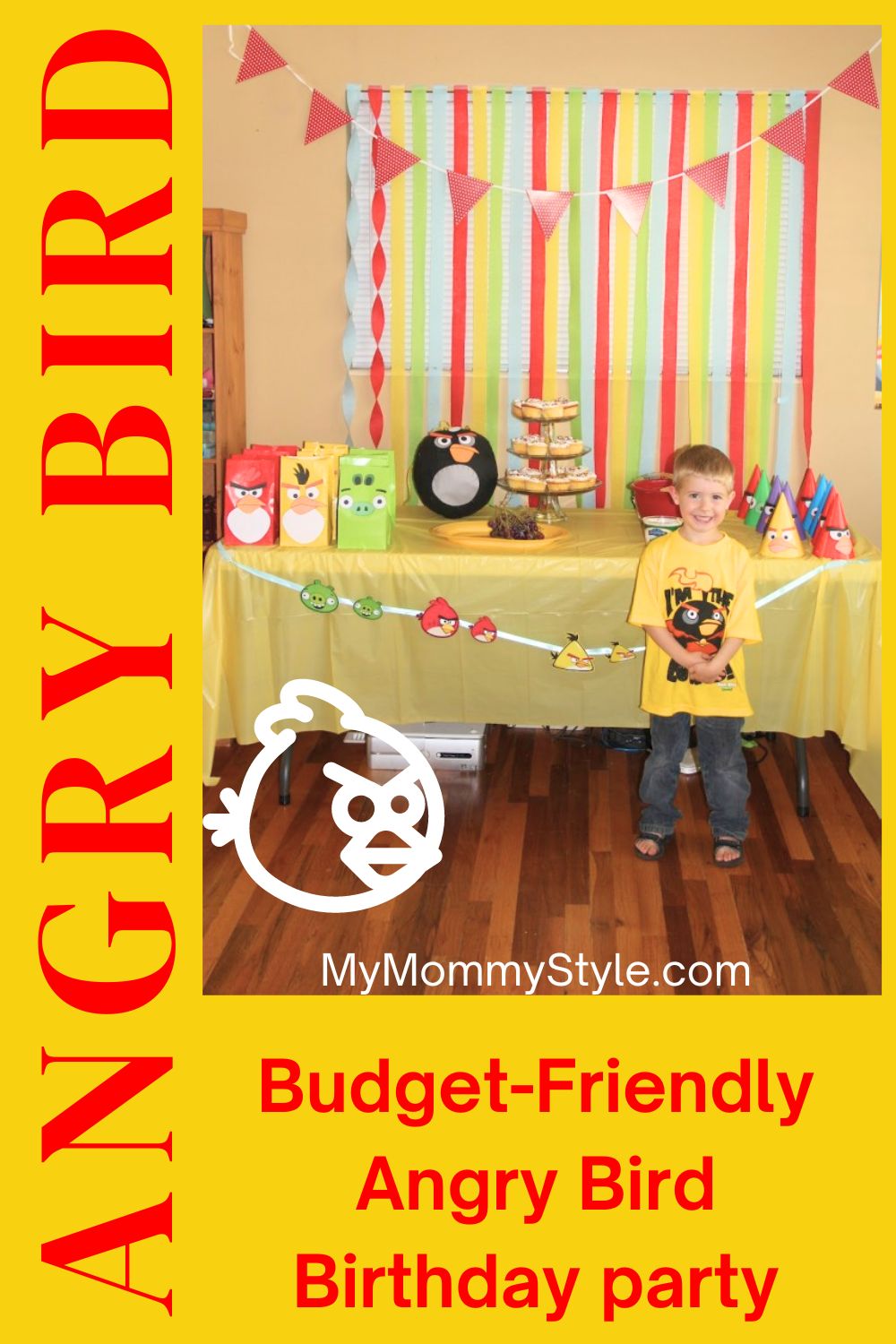 Planning an Angry Bird birthday party? Find budget-friendly decor ideas, DIY crafts, and fun activities to make your celebration a hit! Get inspired and start pinning. #angrybirds #birthdaypartyideas via @mymommystyle