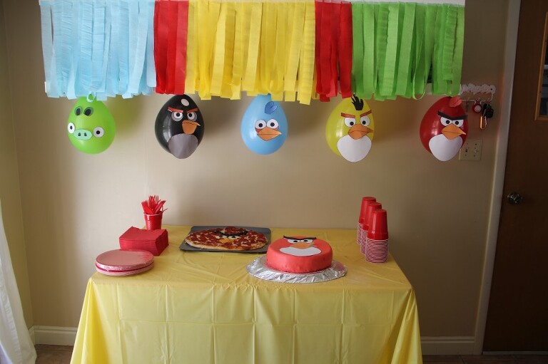 angry bird birthday party
