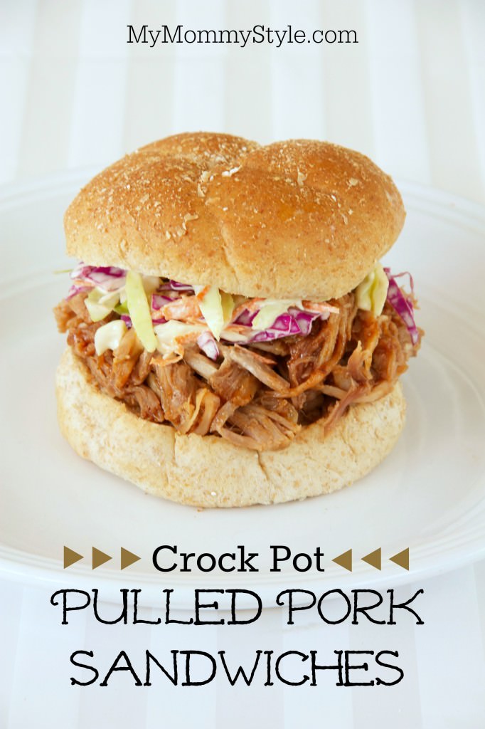 Crock Pot Pulled Pork Sandwiches - My Mommy Style