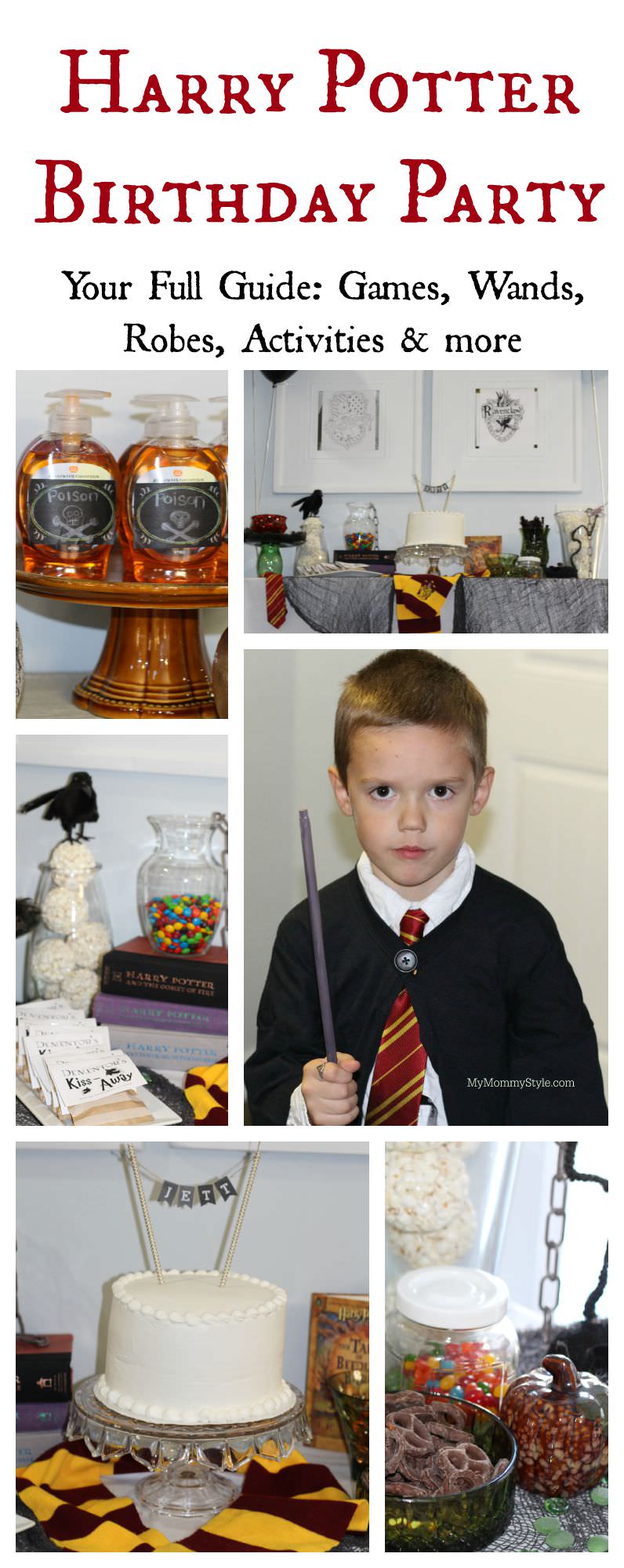 Harry Potter Vintage Children's Kids Personalized Birthday Party