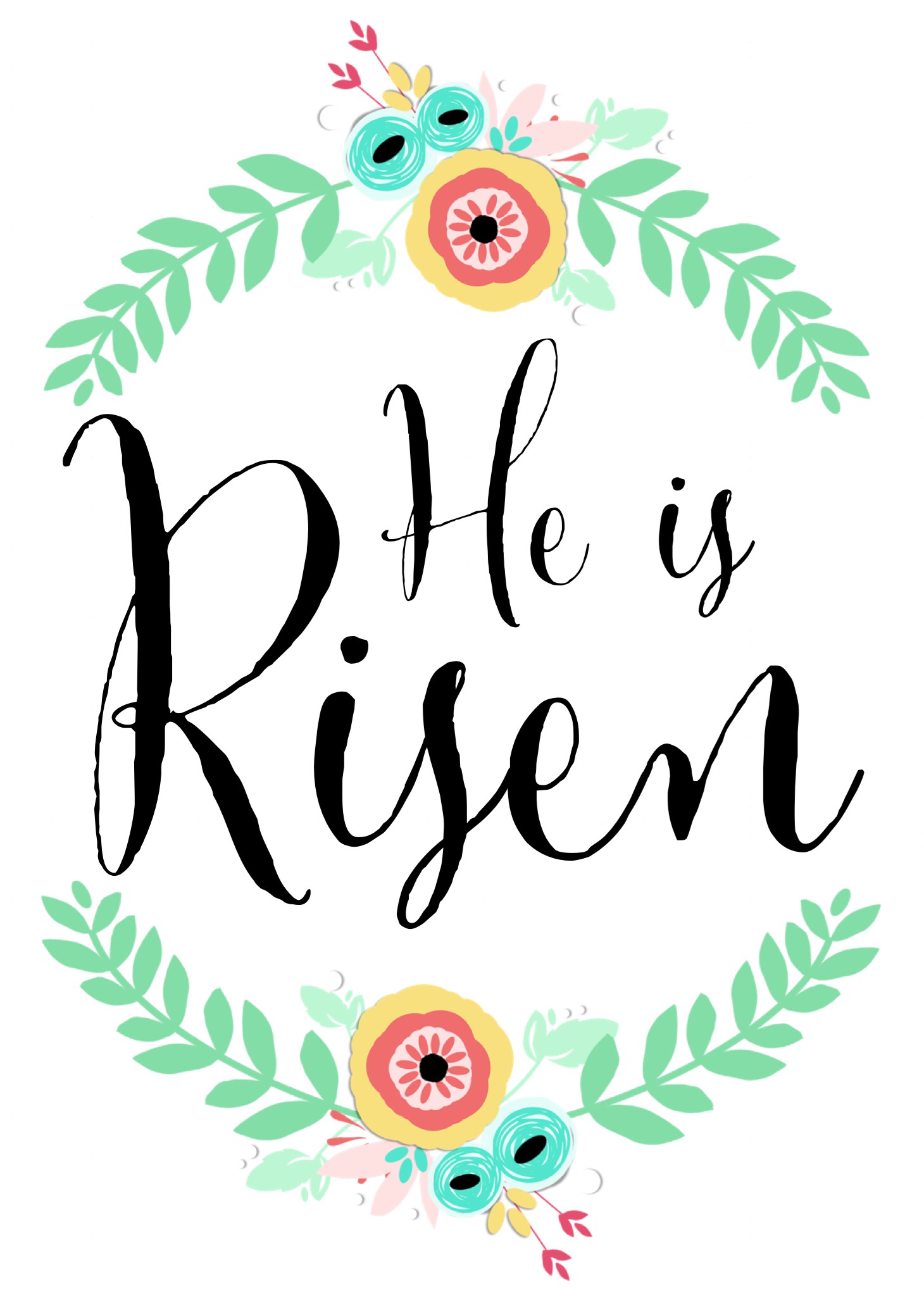 he-is-risen-printable