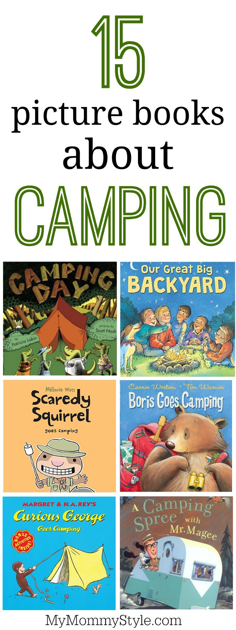 15 Camping Books for Kids (With Pictures) - My Mommy Style