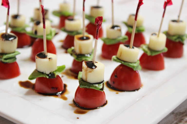 Caprese skewers with balsamic reduction drizzle - My Mommy Style