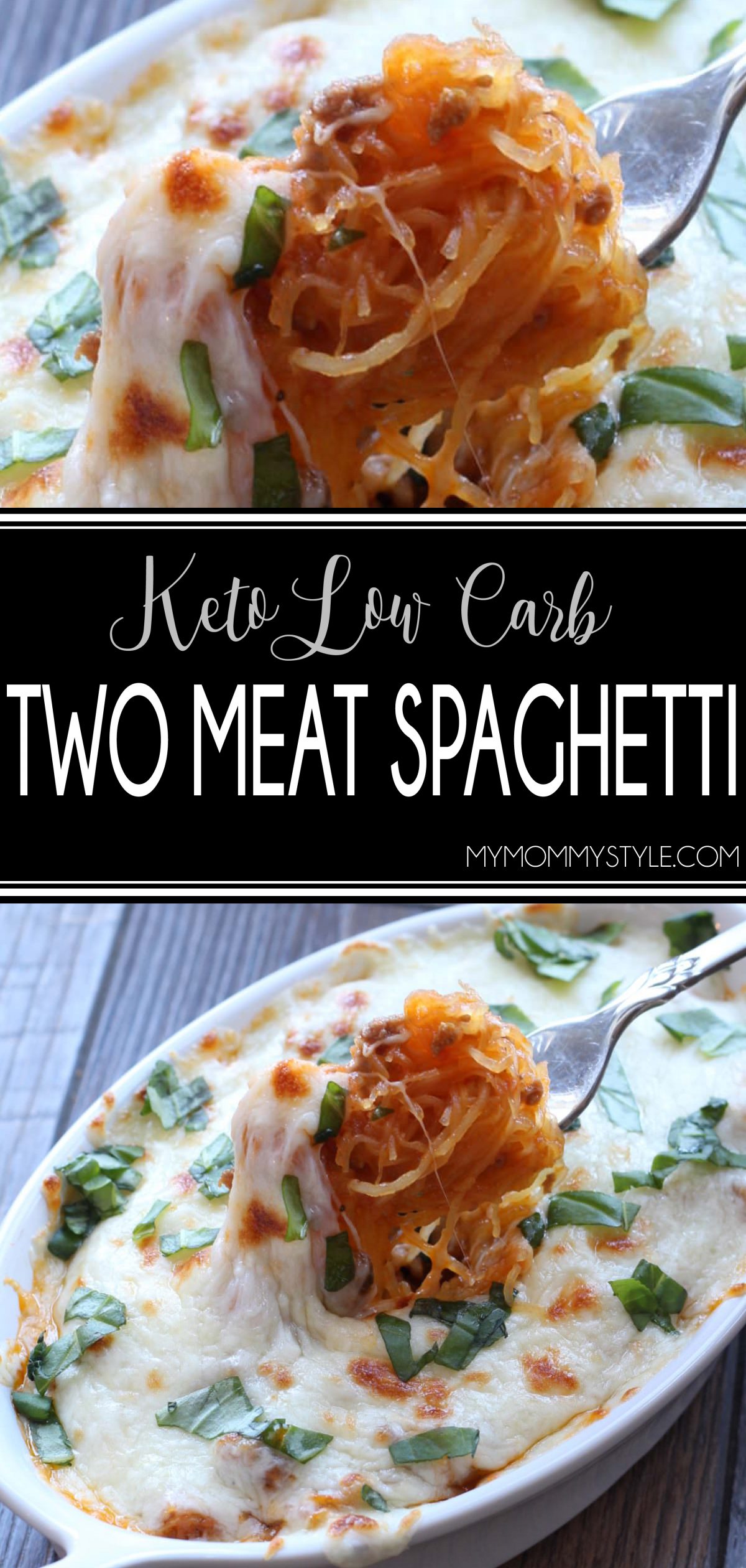 Keto Low Carb Two Meat Spaghetti - My Mommy Style