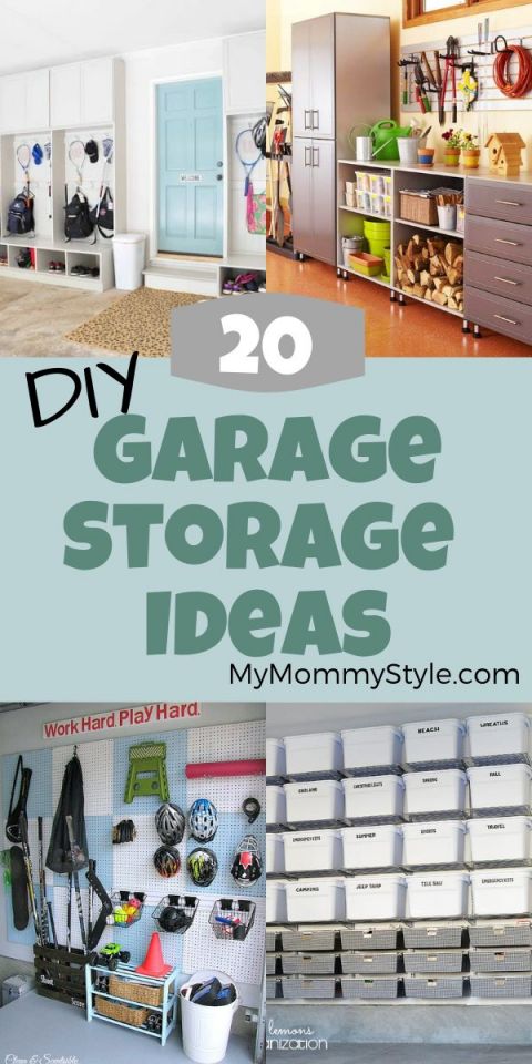 20 Smart DIY Garage Storage Ideas - My Mommy Style