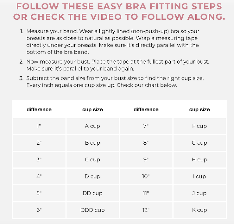 How To Measure Bra Size At Home: Cacique Bra Fit Guide, 50% OFF